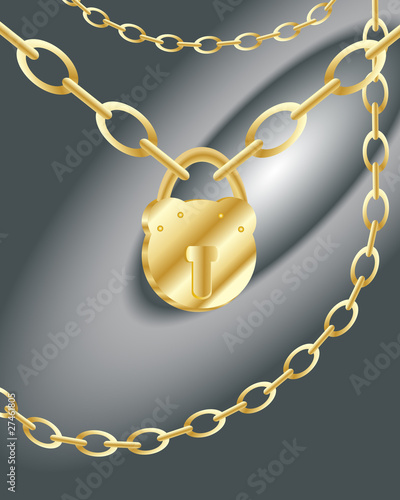 padlock and chain