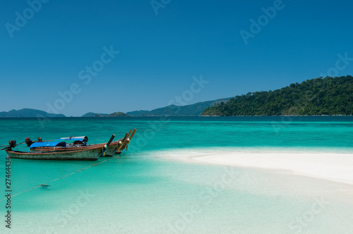 Longtail boats  Koh Lipe Thailand