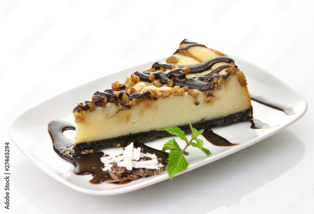 cheesecake with chocolate cheesecake with chocolate