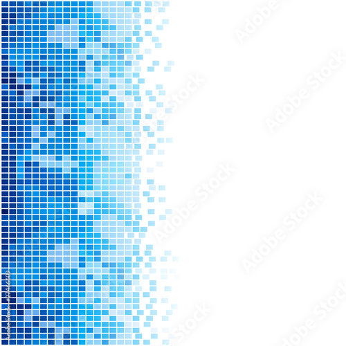 abstract blue mosaic background