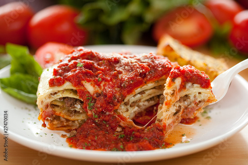 Italian Meat Sauce Lasagna