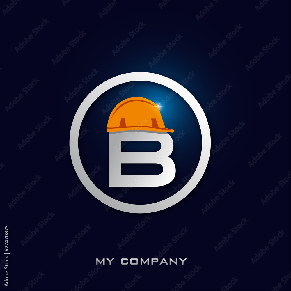 Fototapeta premium logo entreprise, bâtiment, BTP
