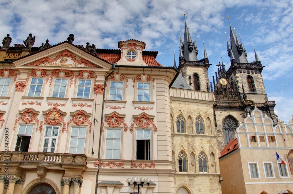 Obraz premium immeuble de prague