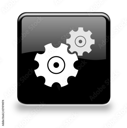 Button Einstellungen black