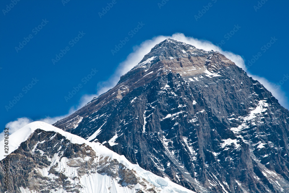Top of the Mount Everest view from Kala Pattar, Nepal