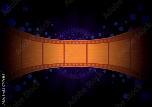 Wallpaper with gold film