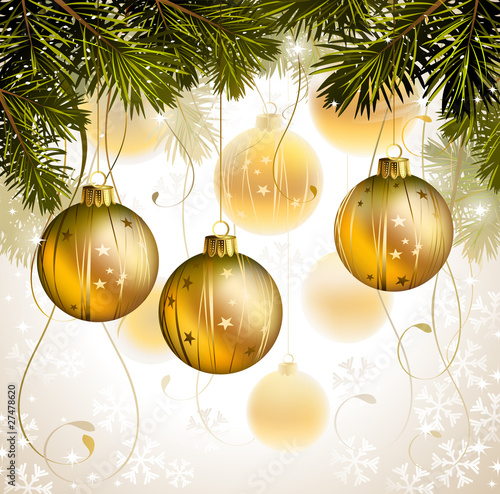 light Christmas background