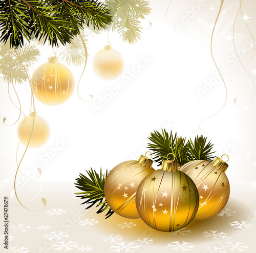 light Christmas background