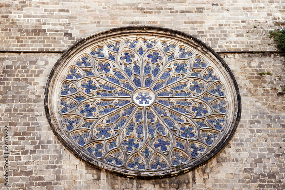 glass mosaic, Eglesia de Santa Maria del Pi, Barcelona