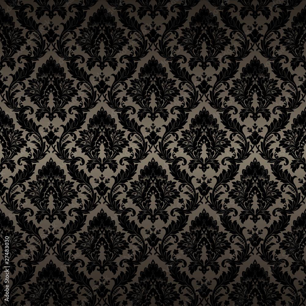 Damask seamless wallpaper