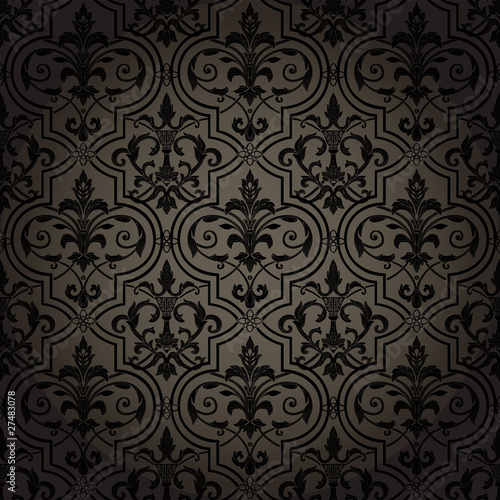 Damask seamless wallpaper