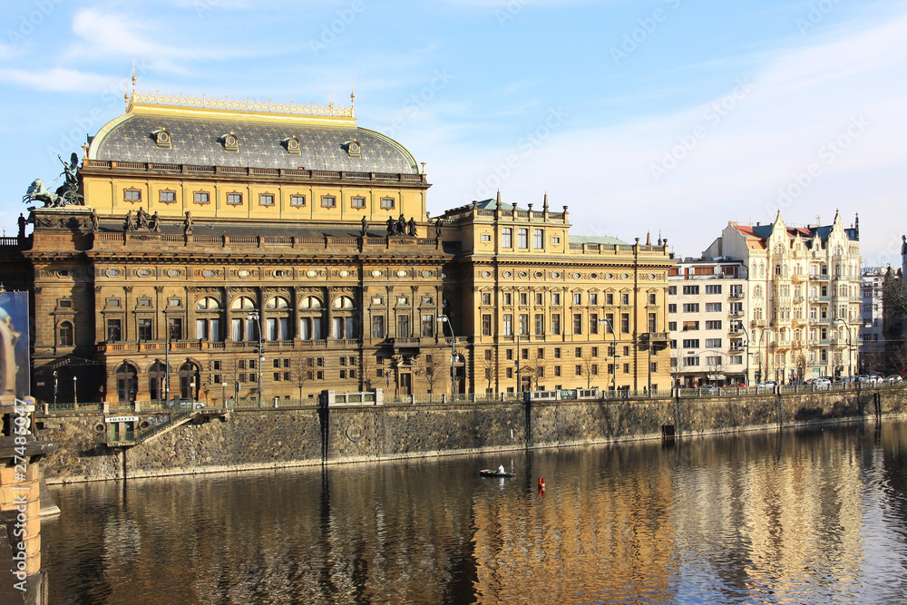 The Look at the Prague national Theatre