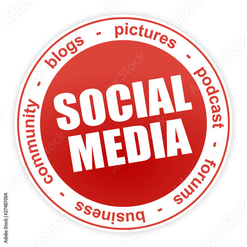 Button - Social Media Web 2.0 Community Rot