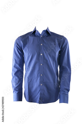 Blue male shirt