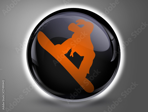 snowboarding inside a ball