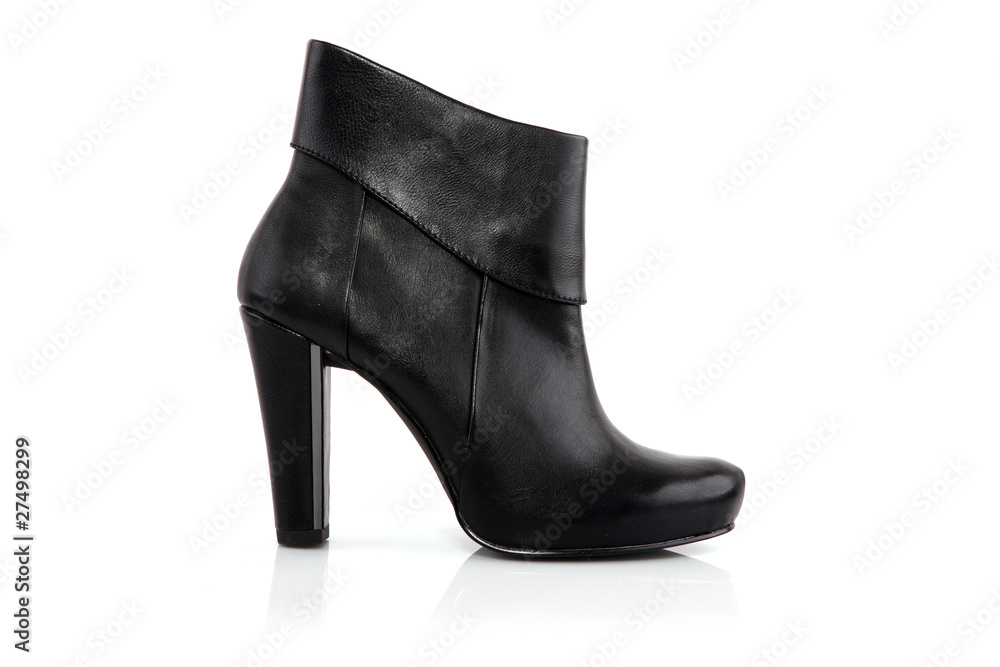 High heel leather shoe High heel leather shoe