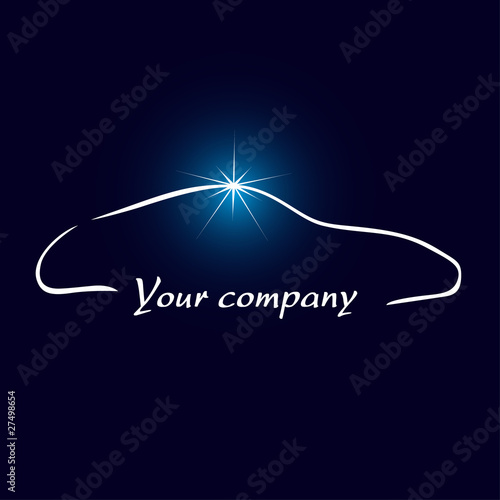 logo entreprise, automobile, nettoyage