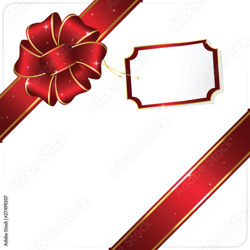 Celebrate bow and ribbon