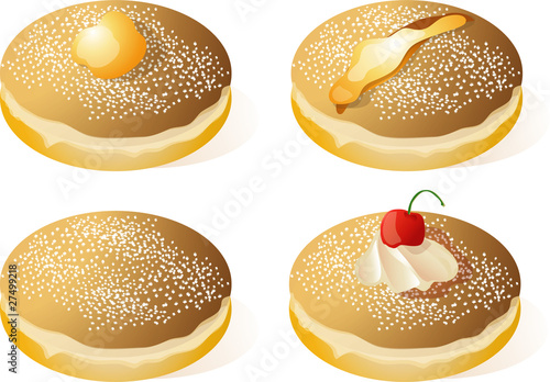 Hanukkah doughnut, Traditional Jewish holiday food