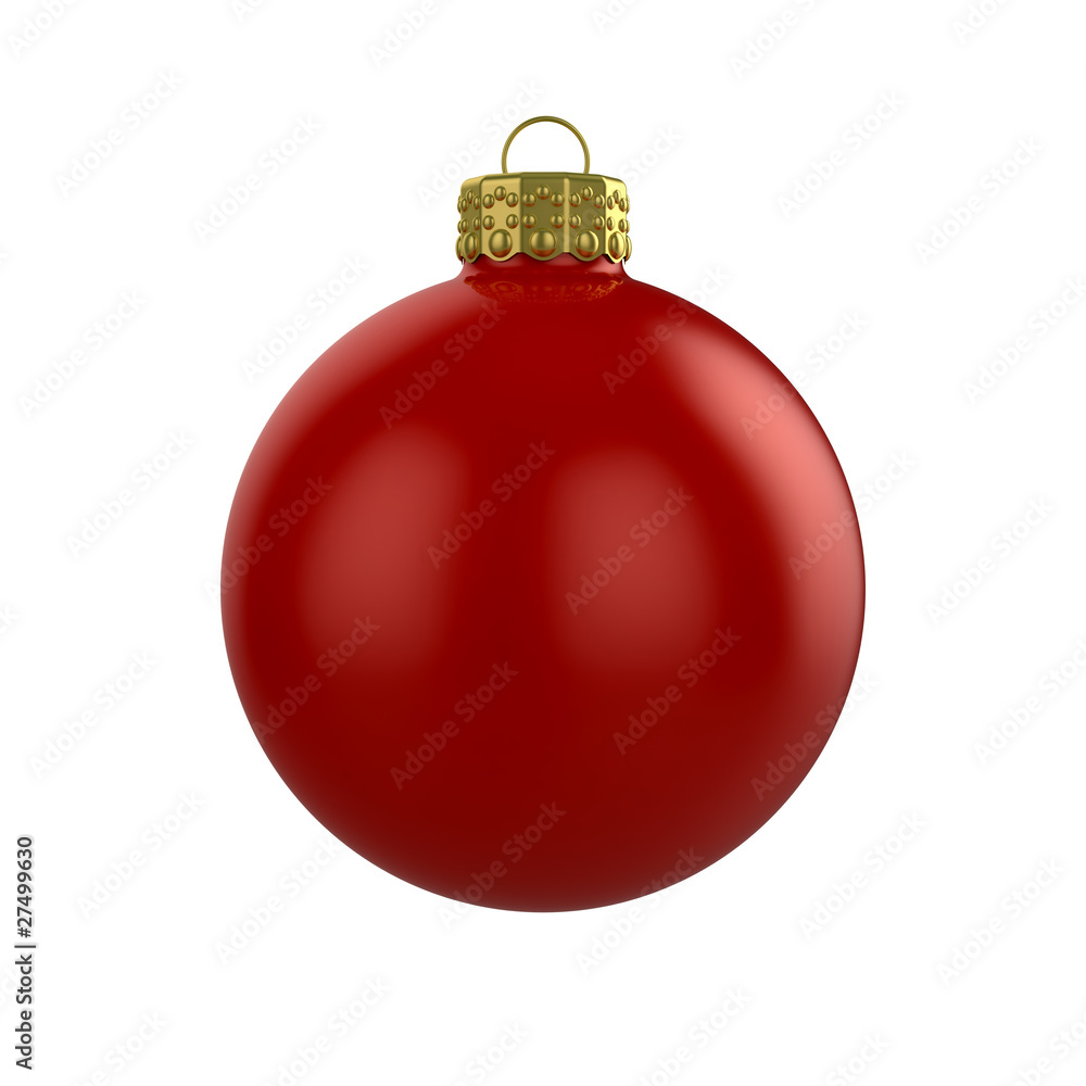 Xmas red bauble Xmas red bauble