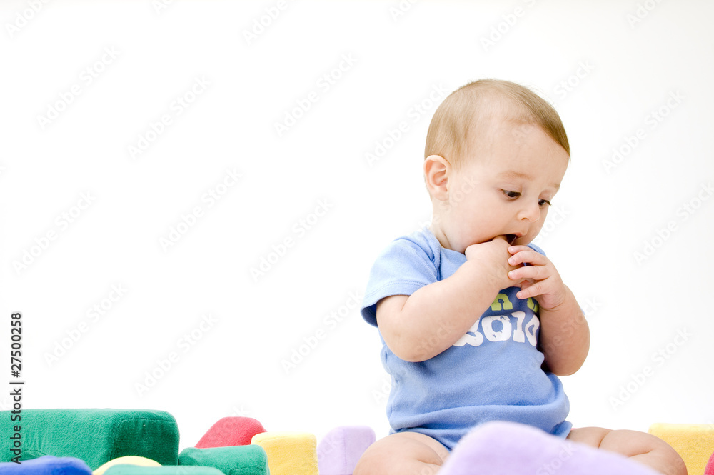 Baby with Blocks Baby with Blocks