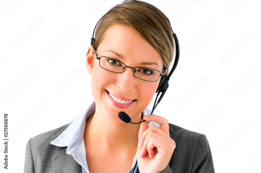 Attractive customer service proffessional Attractive customer service proffessional