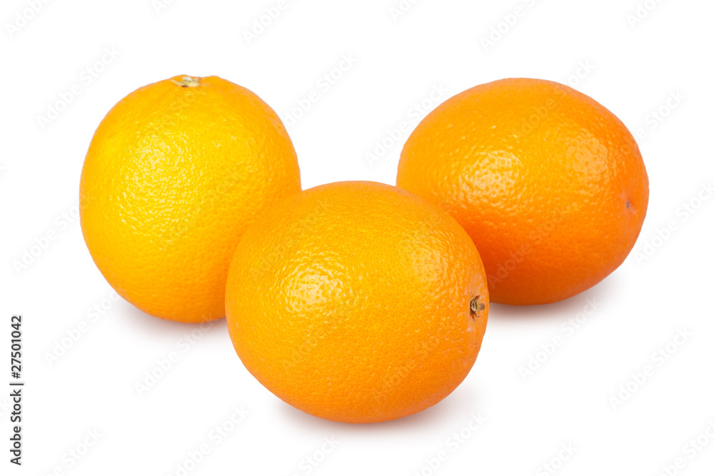 oranges isolated on white background oranges isolated on white background
