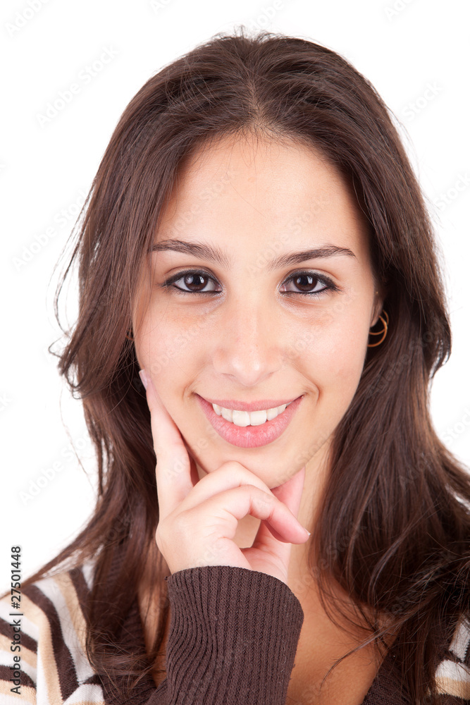 Young and beautiful woman portrait Young and beautiful woman portrait