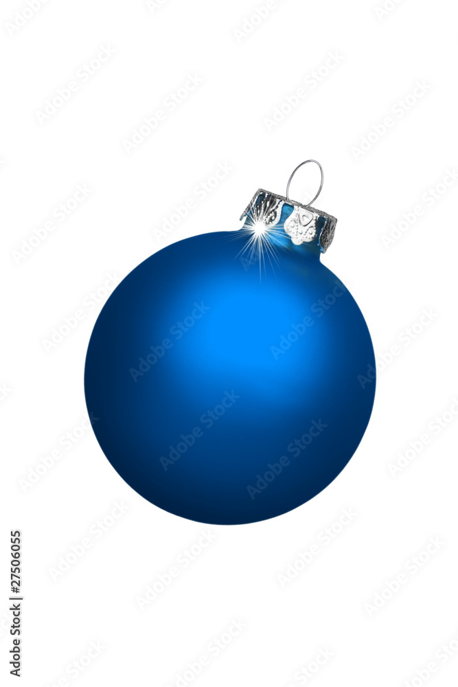 Blaue Weihnachtskugel Blaue Weihnachtskugel