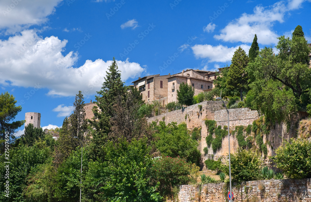 View of Spello. Umbria.