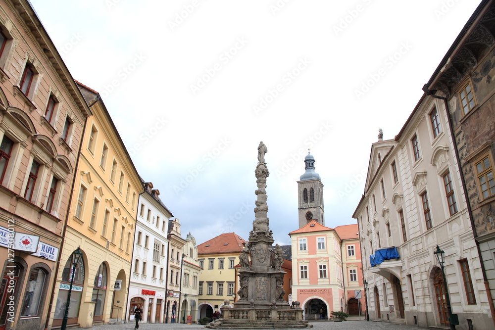 Plague column  Kutna Hora Czech republic