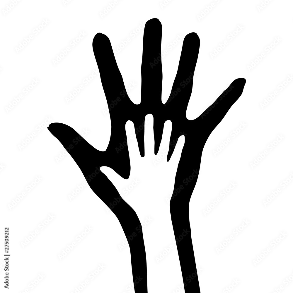 Obraz premium Hand in hand