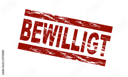 Bewilligt / vektor