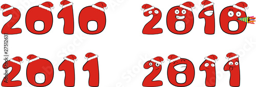 new year 2011 set