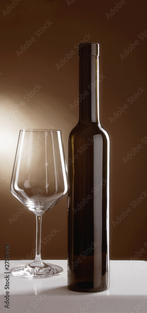 Wein Glas Flasche