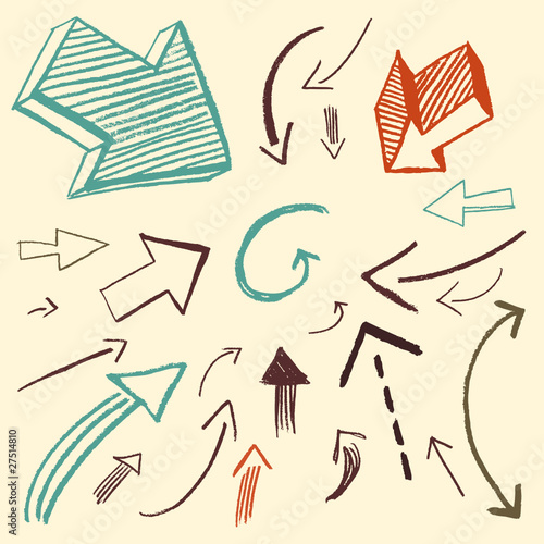 doodle set - arrows