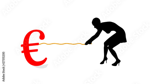 girl brings up the euro