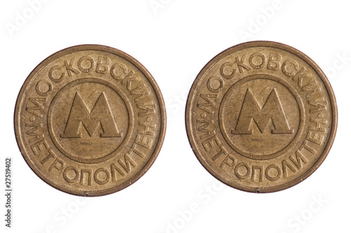 Photography Moscow metro token