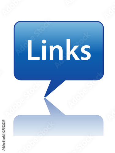 LINKS Speech Bubble Icon (more about related information button)