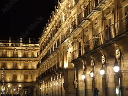 Plaza Mayor de Salamanca por la noche