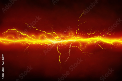 Canvas-taulu lightnings