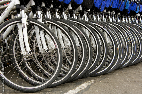 Row of bikes
