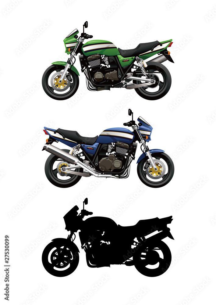 Fototapeta premium Vector illustrations of motorcycle