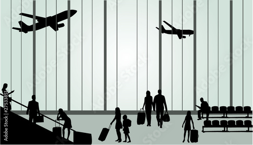 At the airport