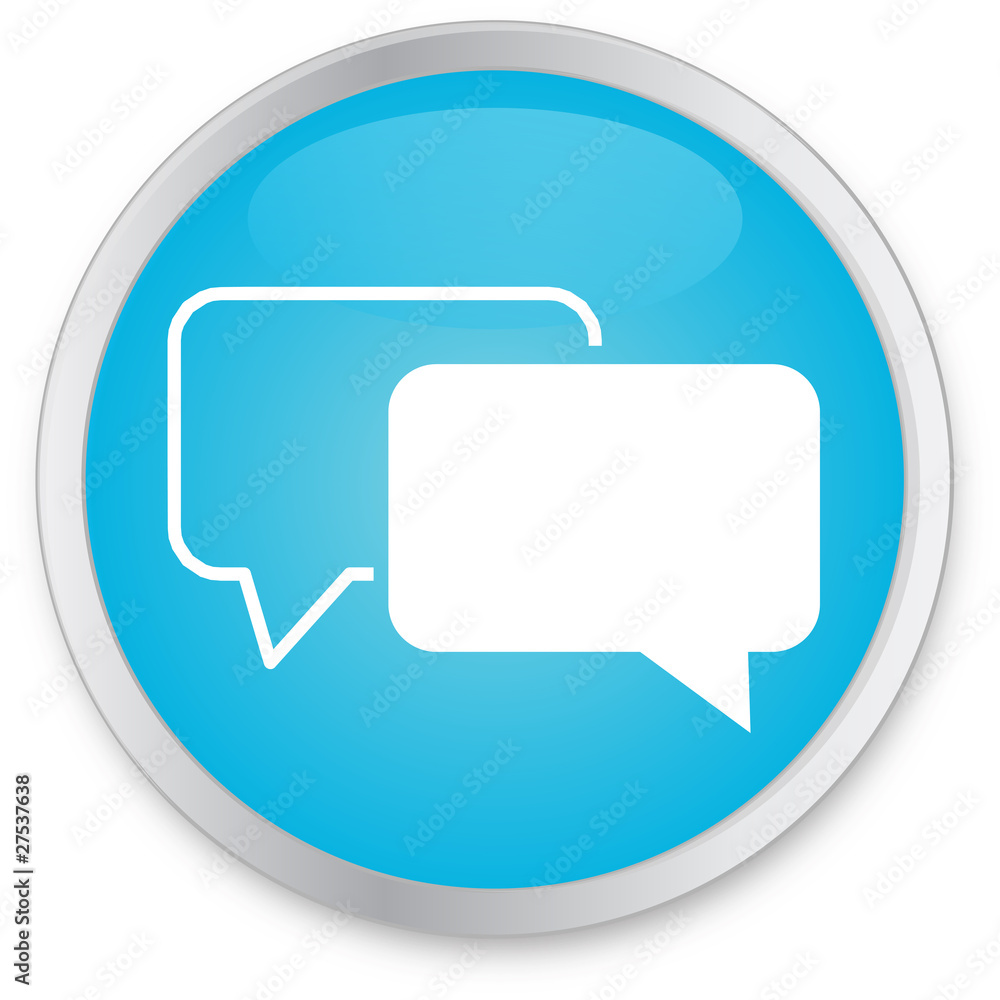 Talk Bubble Button Talk Bubble Button