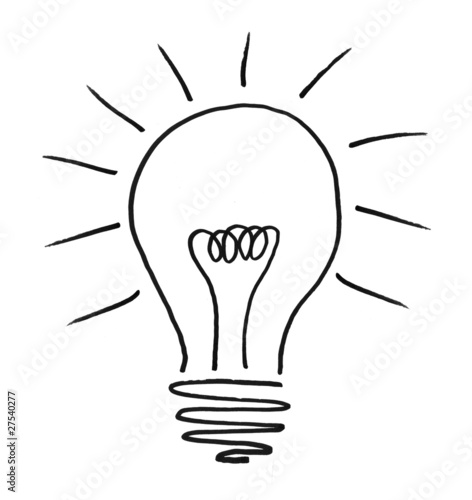 Hand Drawn Lightbulb