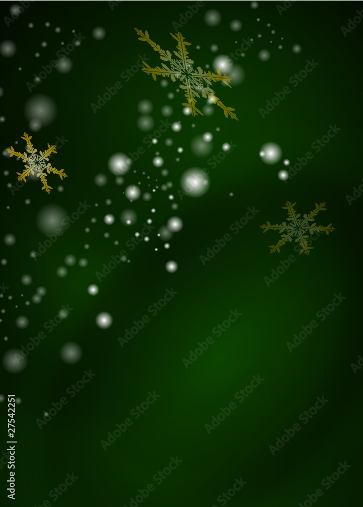 Weihnachtlicher, abstrakter, grüner Hintergrund