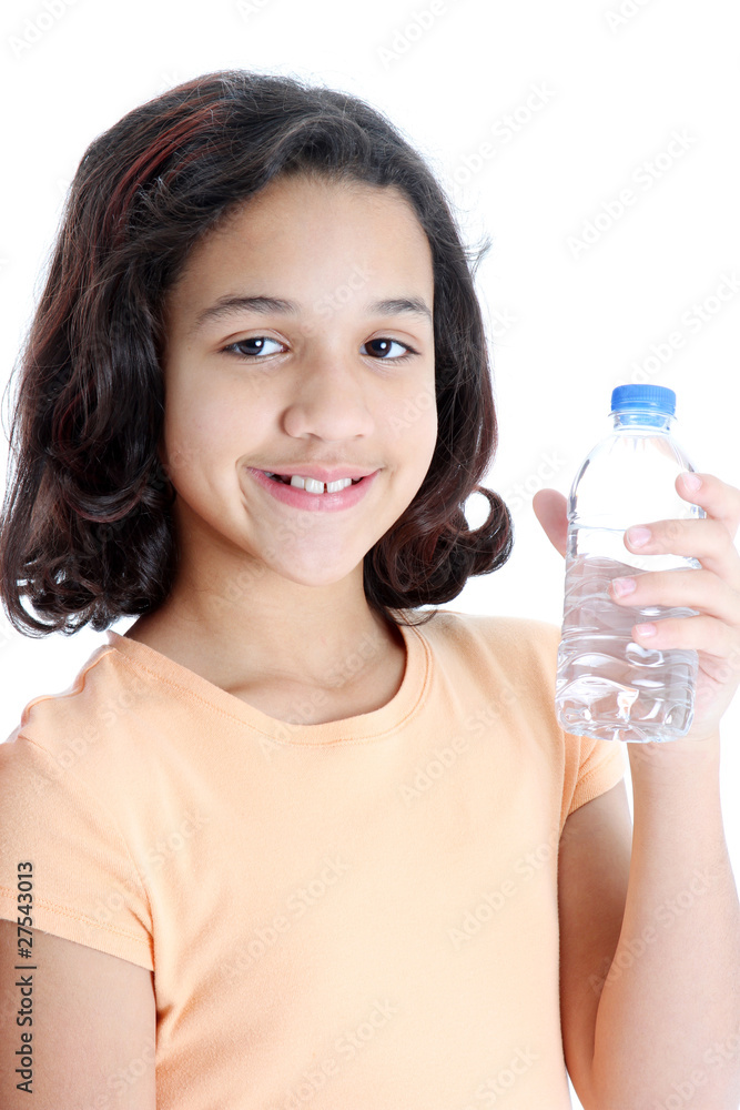 Child On White Background