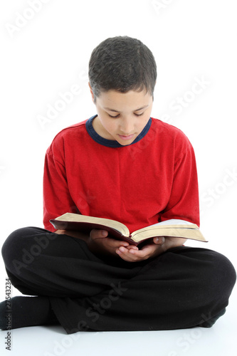Child On White Background