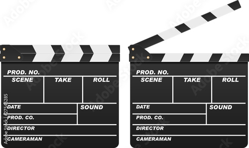 Vector film slate (Clapboard)